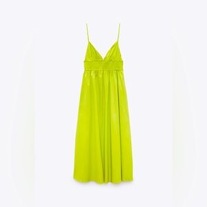Zara Poplin Maxi Dress